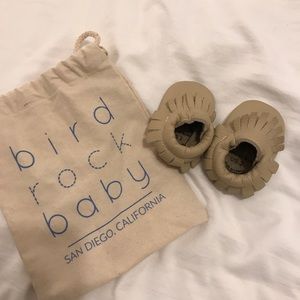 Bird rock leather tan moccasins